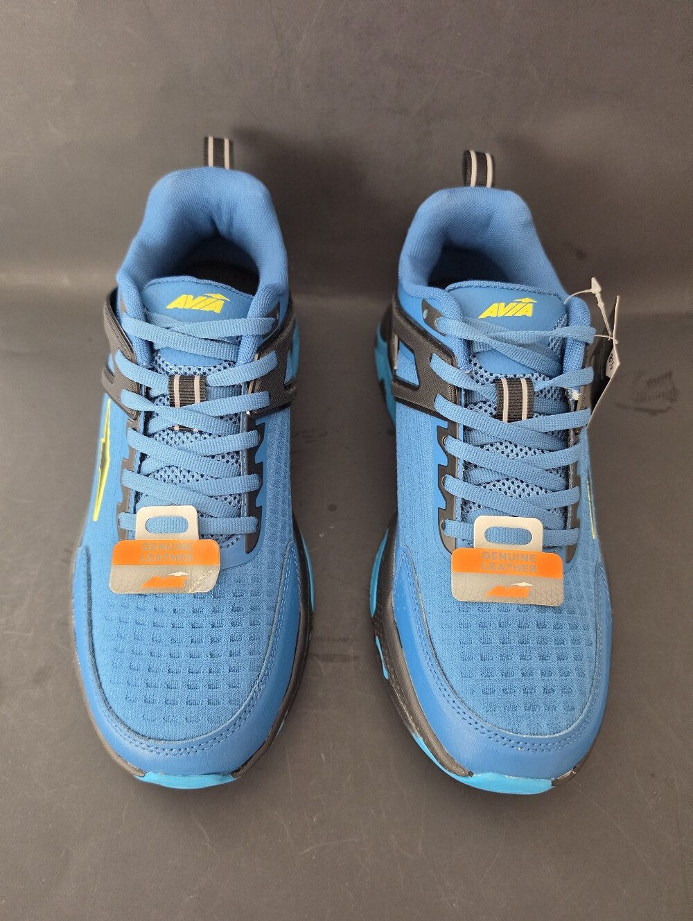 Avia Mens Blue and Black Lightweight Sneakers